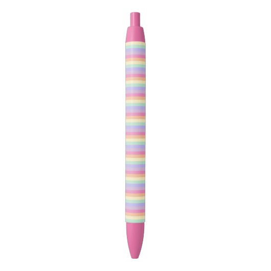 Sjabloon Modern Roze Geel Blauw Paars Cute Blauwe Inkt Pen (Voorkant Verticaal)