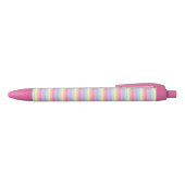 Sjabloon Modern Roze Geel Blauw Paars Cute Blauwe Inkt Pen (Bovenkant)