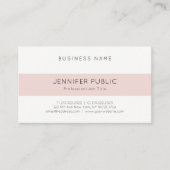 Sjabloon Moderne minimale elegante stijlvolle vorm Visitekaartje (Voorkant)