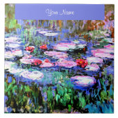 Sjabloon Monet - Los Nenufares Tegeltje (Voorkant)
