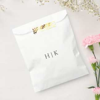 Sjabloon Monogram Favor Zakje