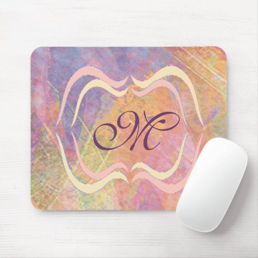 Sjabloon Monogrammed Mousepad Muismat (Met muis)