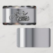 Sjabloon motorfiets visitekaartje (Voorkant / Achterkant)