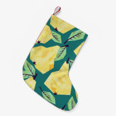 Sjabloon naadloos met peren. WATERVERF e Kleine Kerstsok (Voorkant (Hangend))