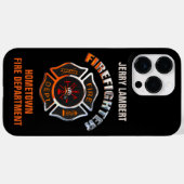 Sjabloon Naam brandafdeling Chrome Case-Mate iPhone Case (Achterkant (horizontaal))