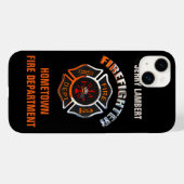 Sjabloon Naam brandafdeling Chrome Case-Mate iPhone Case (Achterkant (horizontaal))