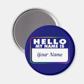 Sjabloon Naam tag Magneet (Voorkant / Achterkant)