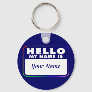 Sjabloon Naam tag Sleutelhanger
