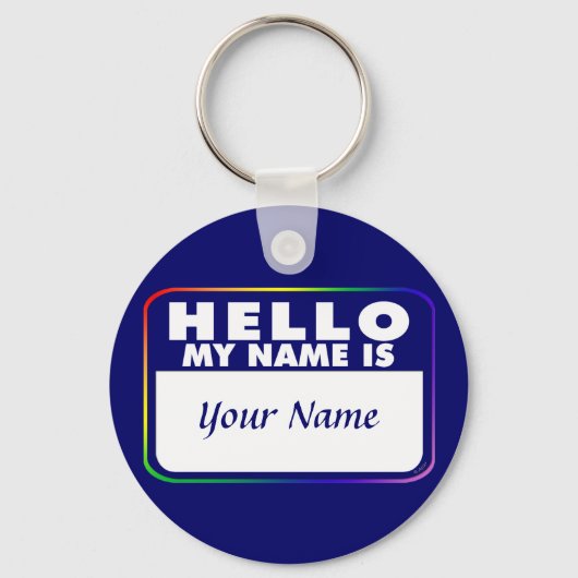 Sjabloon Naam tag Sleutelhanger (Voorkant)