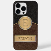 Sjabloon Naam uitvoerend monogram Case-Mate iPhone Case (Achterkant)