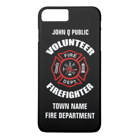 Sjabloon naam vrijwilliger brandweerman Case-Mate iPhone case (Achterkant)