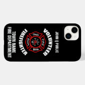 Sjabloon naam vrijwilliger brandweerman Case-Mate iPhone case (Achterkant (horizontaal))