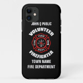 Sjabloon naam vrijwilliger brandweerman Case-Mate iPhone case (Achterkant)
