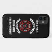 Sjabloon naam vrijwilliger brandweerman Case-Mate iPhone case (Achterkant (horizontaal))