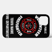 Sjabloon naam vrijwilliger brandweerman Case-Mate iPhone case (Achterkant (horizontaal))