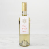 Sjabloon Niet-gevulde Labels met flesje (Op fles)