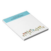 Sjabloon Notitieblok van tandwielbloemen (Schuin)