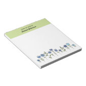 Sjabloon Notitieblok van tandwielbloemen (Schuin)