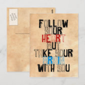 Sjabloon offertes briefkaart (Voorkant / Achterkant)