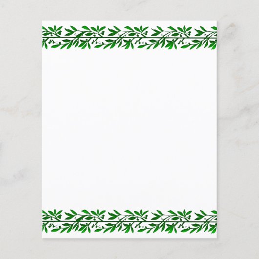 Sjabloon olijfbladeren brochure (Voorkant)