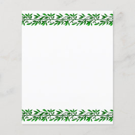 Sjabloon olijfbladeren brochure