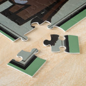 Sjabloon om aan te passen legpuzzel (Zijkant)