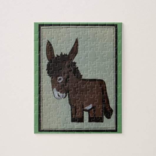 Sjabloon om aan te passen legpuzzel (Verticaal)