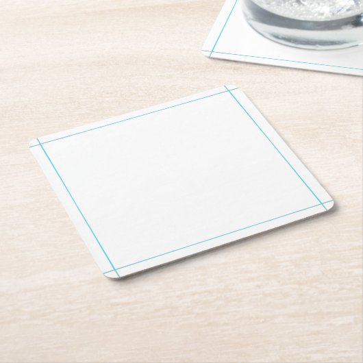 Sjabloon Onderzetter papier (Schuin)