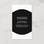 Sjabloon ontwerp Visitekaartje constructie (Achterkant)