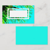 sjabloon op maat van het tropische visitekaartje (Voorkant / Achterkant)