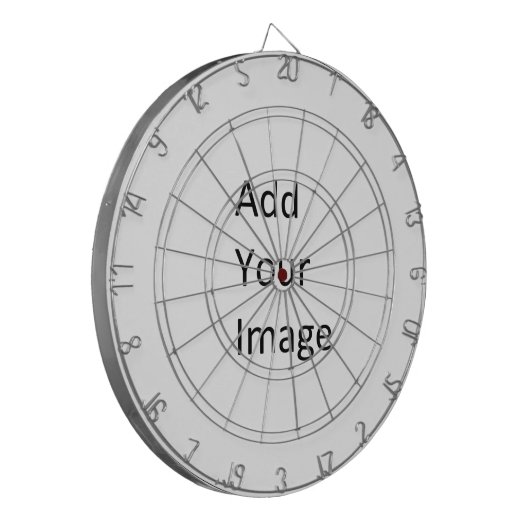 sjabloon op volledige grootte dartbord (Voorkant Links)