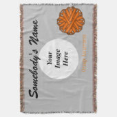 Sjabloon Oranje ventilatorribben Deken (Voorkant Verticaal)