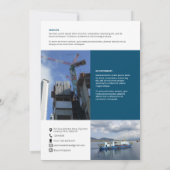 Sjabloon overzicht bedrijf kaart (Achterkant)