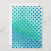 Sjabloon papierponvorm voor Waterverf van pasta's Kaart (Achterkant)