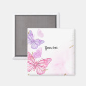 Sjabloon Pastek butterflies Magneet (Voorkant / Achterkant)