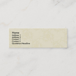 Sjabloon Patroonprofielkaart Mini Visitekaartje