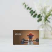 Sjabloon Pegs en Scroll Violin Visitekaartjes (Staand voorkant)