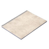 Sjabloon perkamentpapier blanco notitieboek (Linkerzijde)