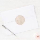 Sjabloon  perkamentpapier blanco ronde sticker (Envelop)