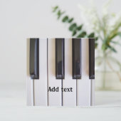 Sjabloon Pianosleutels (Staand voorkant)