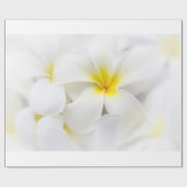Sjabloon Plumeria Frangipani Hawaii Flower Flowers Cadeaupapier (Vlak)