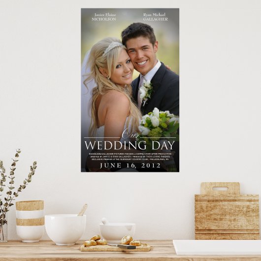 Sjabloon Poster aangepaste weddenschappen (Keuken)