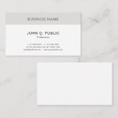Sjabloon Professional Elegant Minimalist Modern Visitekaartje (Voorkant / Achterkant)