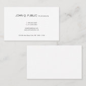 Sjabloon Professional Modern legant Trendy Simple Visitekaartje (Voorkant / Achterkant)