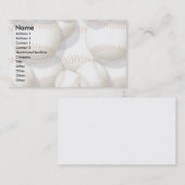 Sjabloon profielkaart - Baseballetjes Visitekaartje (Voorkant / Achterkant)
