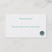 SJABLOON - Profielkaart Visitekaartje (Achterkant)