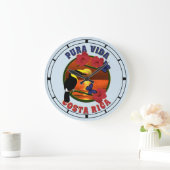 Sjabloon Pura Vida Costa Rica Grote Klok (Huis)