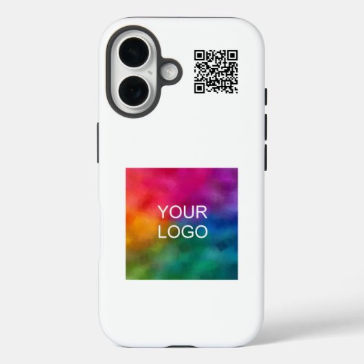 Sjabloon QR Code Upload uw eigen Logo Populair Case-Mate iPhone Case (Achterkant)