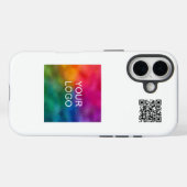 Sjabloon QR Code Upload uw eigen Logo Populair Case-Mate iPhone Case (Achterkant (horizontaal))