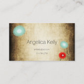 Sjabloon Red Poppy Visitekaartje (Achterkant)